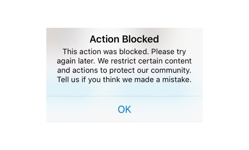 Action Blocked